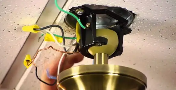 Ceiling fan wiring repair and electrical connection service in Bakersfield, CA