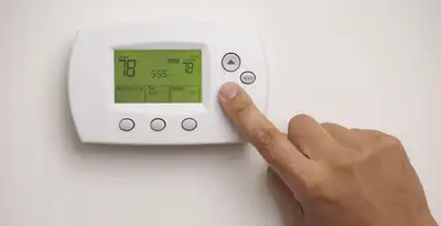 Digital thermostat installation with precise temperature programming in Bakersfield, CA