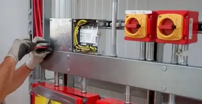 fire alarm installation service with certified electricians wiring fire alarm control equipment in Bakersfield, CA