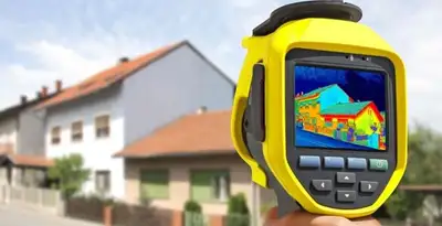 home energy audit service performing exterior thermal inspection to identify energy loss in Bakersfield, CA