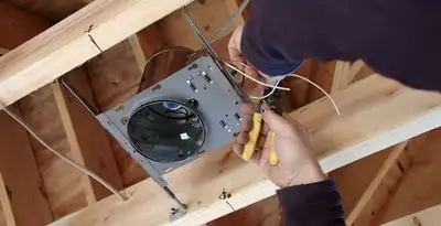 Professional recessed lighting installation with electrical wiring by licensed electricians in Bakersfield, CA