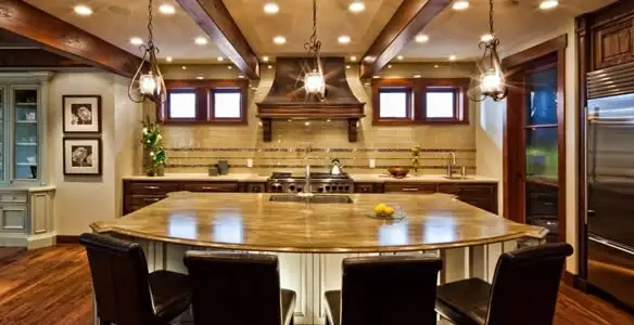 Finished recessed lighting installation providing balanced indoor lighting in Bakersfield, CA