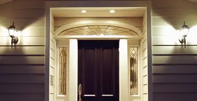 security light installation services with professionally installed entryway lighting in Bakersfield, CA