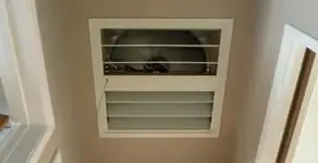 whole house fan installation services with ceiling-mounted ventilation system in Bakersfield, CA